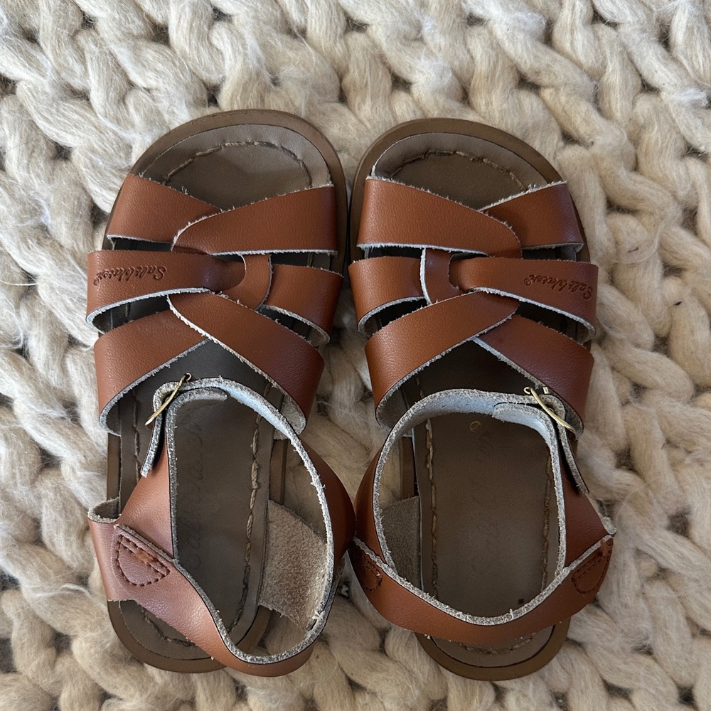 Classic Brown Kids Sandals